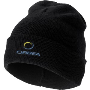 Irwin beanie, solid black (Hats)