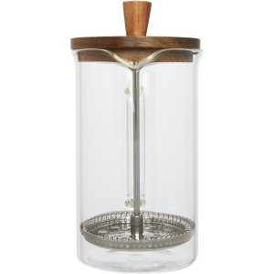 Ivorie 600 ml coffee press, Transparent, Wood (Kitchen glass)