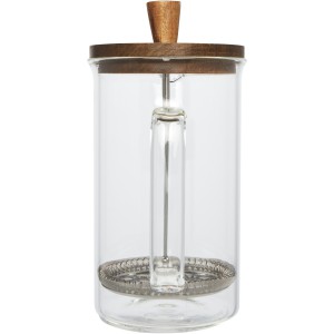 Ivorie 600 ml coffee press, Transparent, Wood (Kitchen glass)