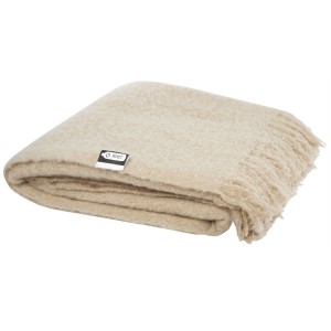 Ivy RPET mohair blanket, Beige (Blanket)