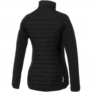 Banff hybrid insulated ladies jacket, solid black (Jackets)