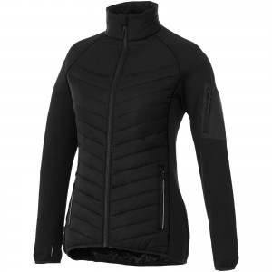 Banff hybrid insulated ladies jacket, solid black (Jackets)