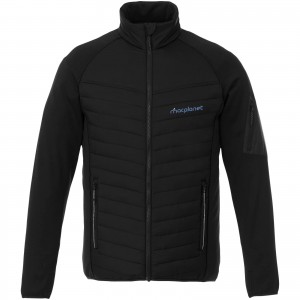 Banff hybrid insulated jacket, solid black (Jackets)