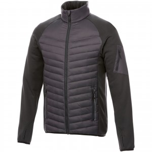 Banff men's hybrid insulated jacket, Storm Grey (Jackets)
