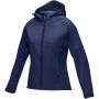 Coltan women's GRS recycled softshell jacket, Navy