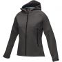Coltan women's GRS recycled softshell jacket, Storm grey