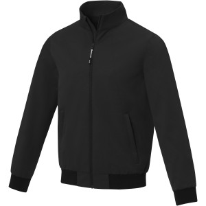 Elevate Keefe unisex lightweight bomber jacket, Solid black (Jackets)