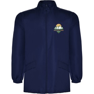 Escocia unisex lightweight rain jacket, Navy Blue (Jackets)