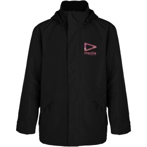 Europa unisex insulated jacket, Solid black (Jackets)
