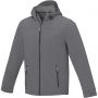 Langley men's softshell jacket, Steel grey