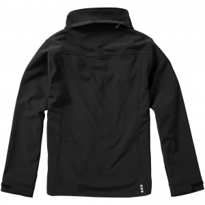 Langley softshell jacket, solid black (Jackets)