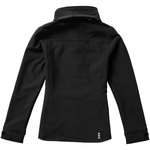 Langley softshell ladies jacket, solid black (Jackets)
