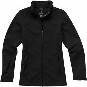 Maxson softshell ladies jacket, solid black (Jackets)