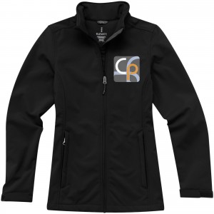 Maxson softshell ladies jacket, solid black (Jackets)