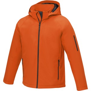 Notus men's padded softshell jacket, Orange (Jackets)
