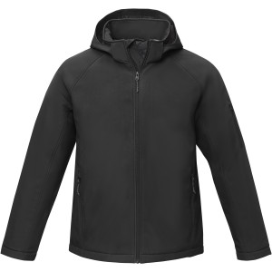 Notus men's padded softshell jacket, Solid black (Jackets)