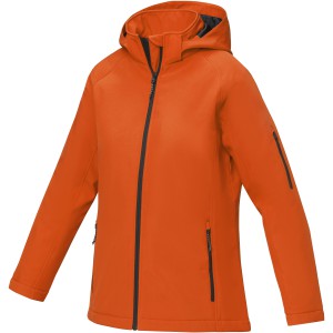 Notus women's padded softshell jacket, Orange (Jackets)