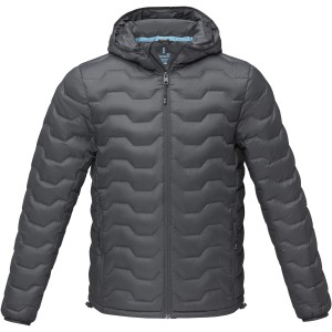 Petalite men's GRS recycled insulated down jacket, Storm grey (Jackets)