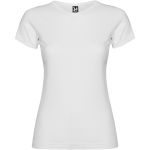 Jamaica short sleeve women's t-shirt, White (R66271Z)