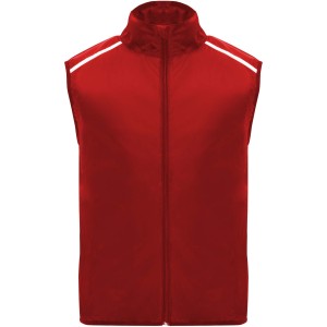 Jannu unisex lightweight running bodywarmer, Red (Vests)