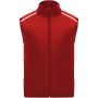 Jannu unisex lightweight running bodywarmer, Red