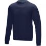 Jasper men's GOTS organic GRS recycled crewneck sweater, Navy