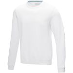 Jasper men's GOTS organic GRS recycled crewneck sweater, White (3751201)
