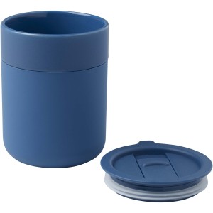 Java 330 ml ceramic tumbler with silicone wrap and plastic l (Glasses)