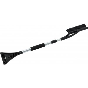 ABS ice scraper and snow brush Justin, black