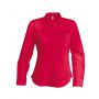 JESSICA - LADIES' LONG-SLEEVED SHIRT, Classic Red