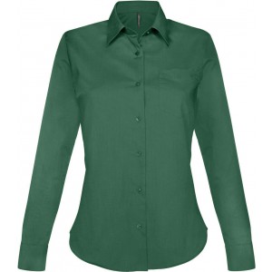 JESSICA - LADIES' LONG-SLEEVED SHIRT, Forest Green (shirt)