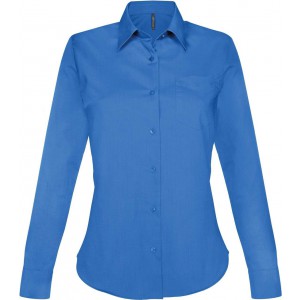 JESSICA - LADIES' LONG-SLEEVED SHIRT, Light Royal Blue (shirt)