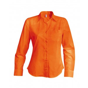 JESSICA - LADIES' LONG-SLEEVED SHIRT, Orange (shirt)