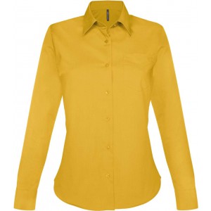 JESSICA - LADIES' LONG-SLEEVED SHIRT, Yellow (shirt)