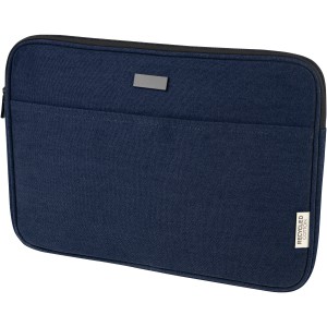 Joey 14" GRS recycled canvas laptop sleeve 2L, Navy
