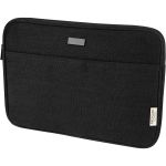 Joey 14" GRS recycled canvas laptop sleeve 2L, Solid black (12068090)