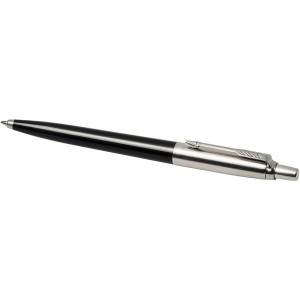 Jotter ballpoint pen, solid black,Silver (Metallic pen)