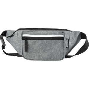 Journey RPET waist bag, Heather grey (Waist bags)