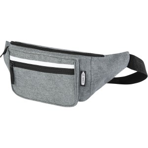 Journey RPET waist bag, Heather grey (Waist bags)