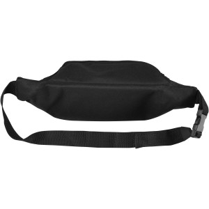 Journey RPET waist bag, Solid black (Waist bags)