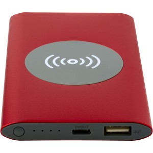 Juice 4000 mAh Type-C recycled aluminium wireless power bank (Powerbanks)