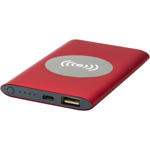 Juice 4000mAh wireless powerbank, Red (Powerbanks)