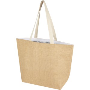 Juta 300 g/m2 jute cooler tote bag 12L, Natural