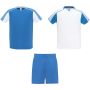 Juve kids sports set, White, Royal blue