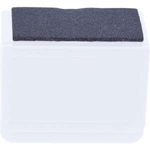 Webcam cover and screen cleaner, white