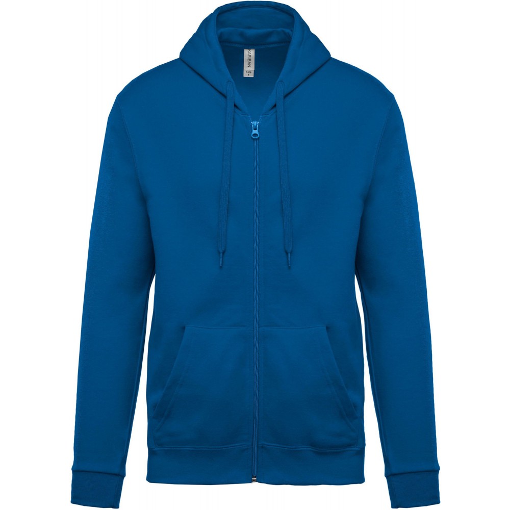 blue hoodie zip