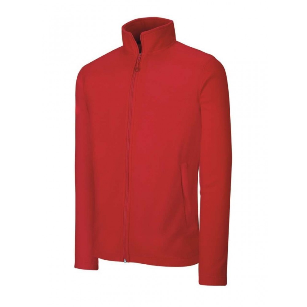 Kariban Full Zip Micro Fleece Jacket, Red, 4XL (Fleece Kariban Full Zip Hoodie, Red, 4XL (Sweater) Reklámajándék
