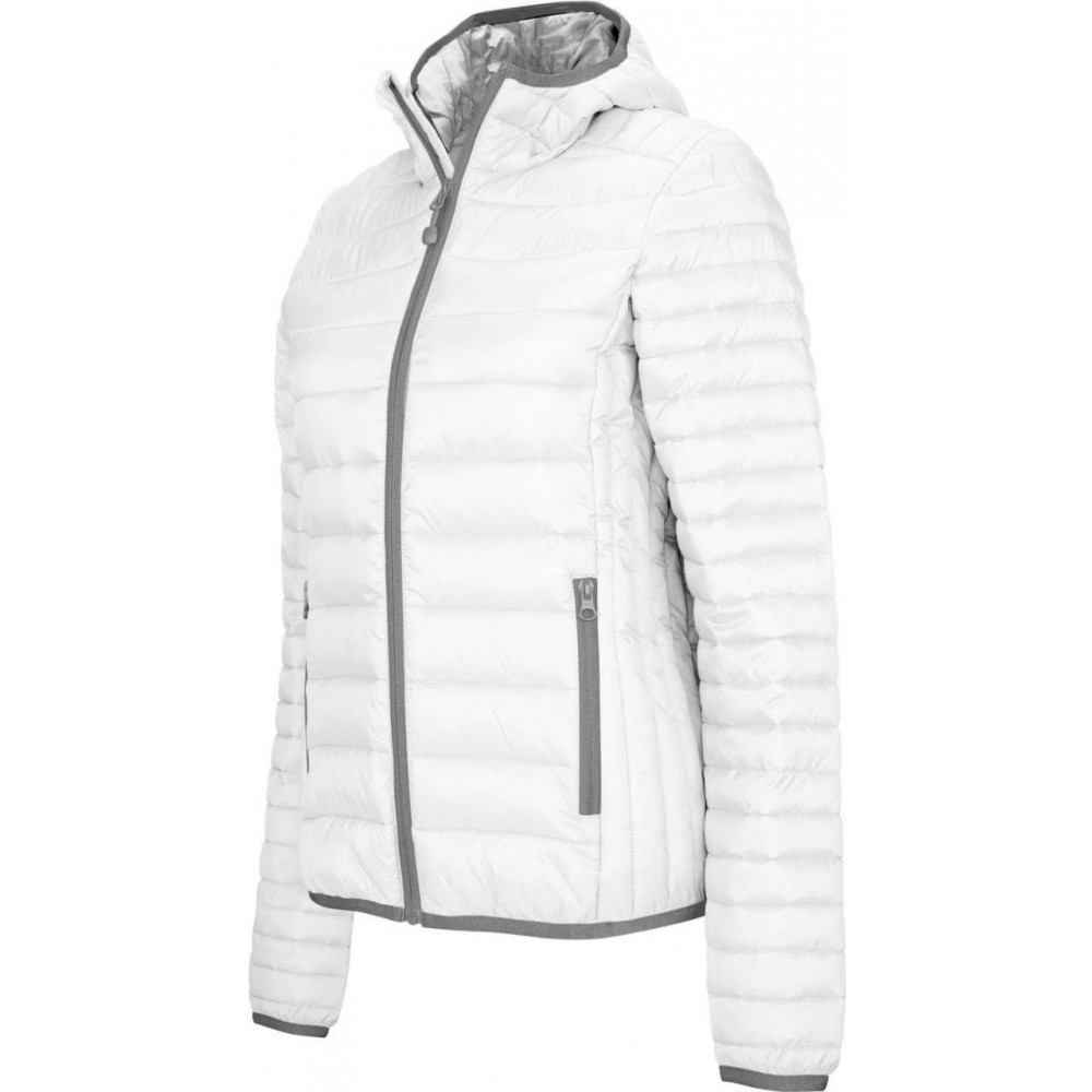 ladies white down jacket