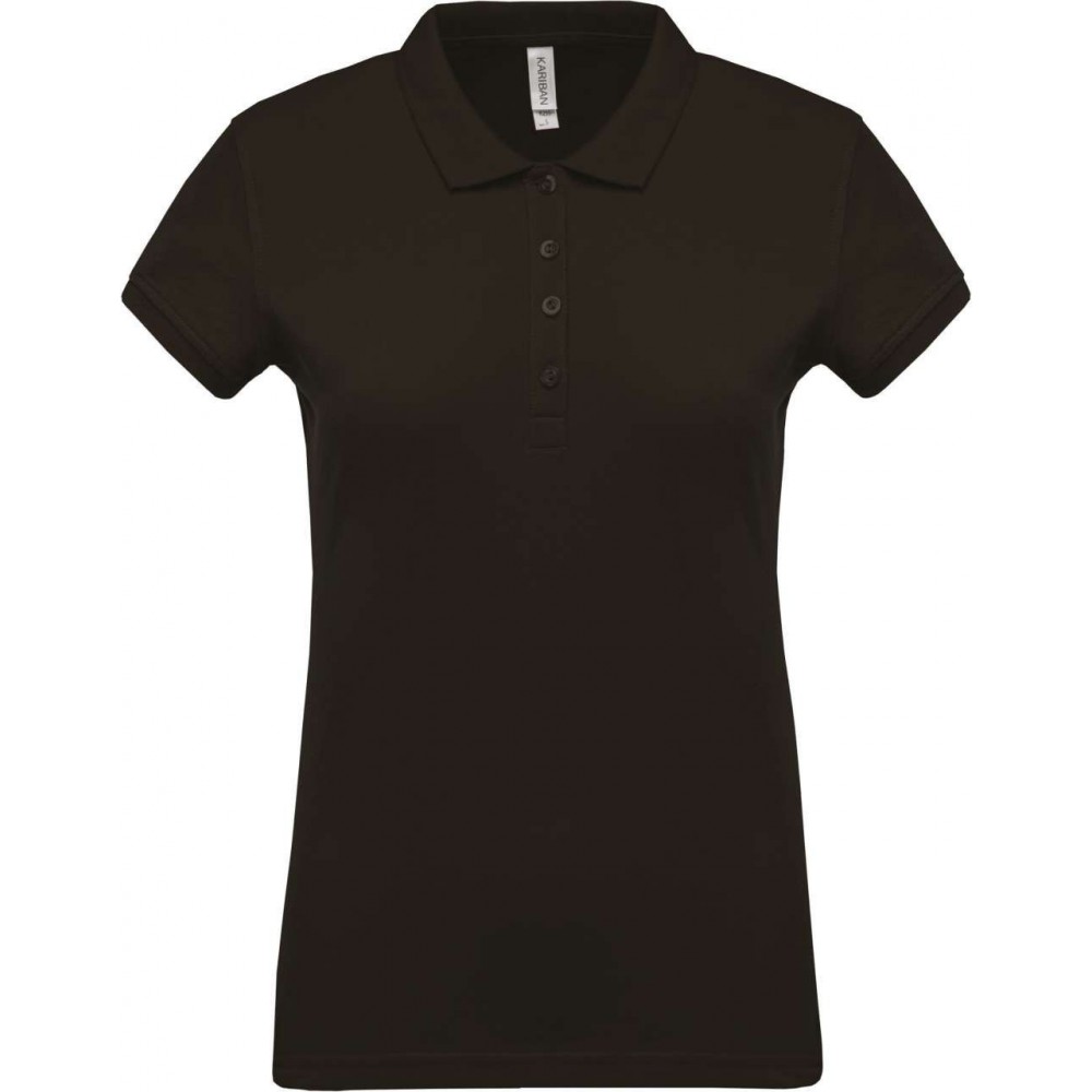 dark grey polo shirt womens