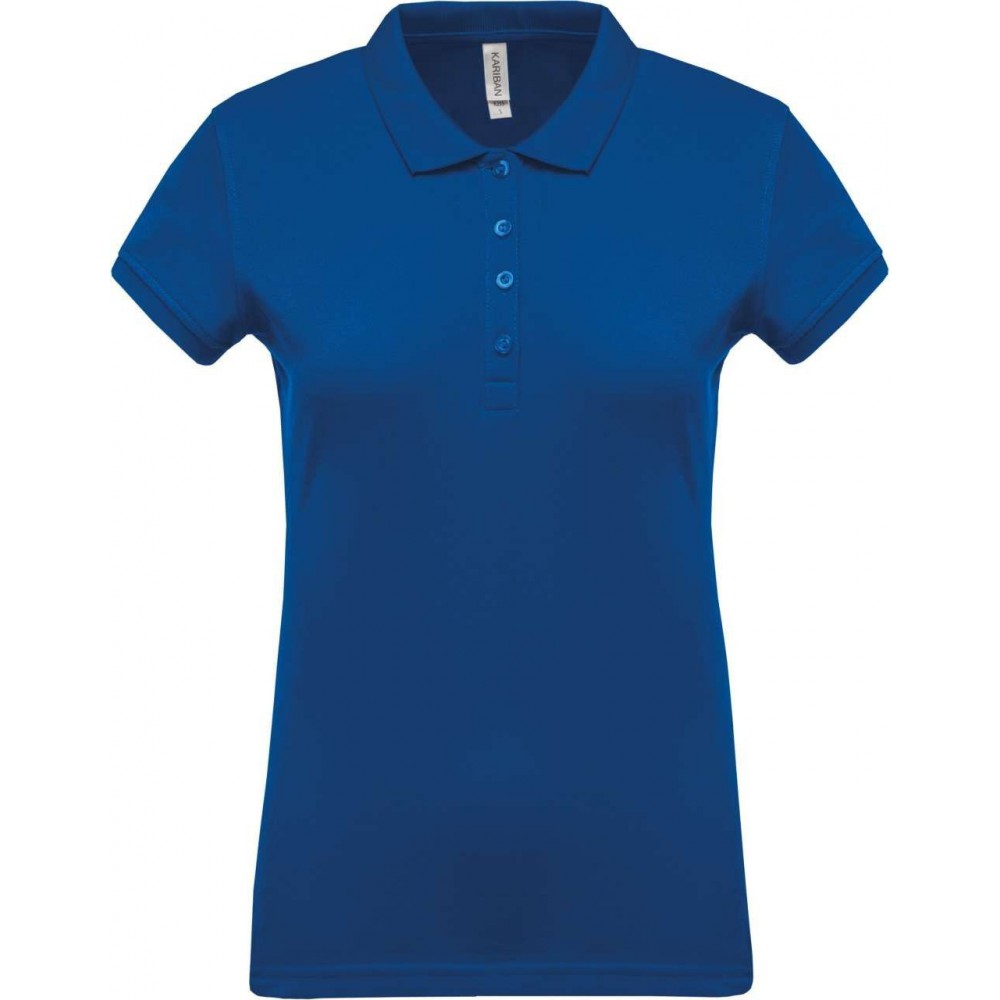 royal blue ladies polo shirt